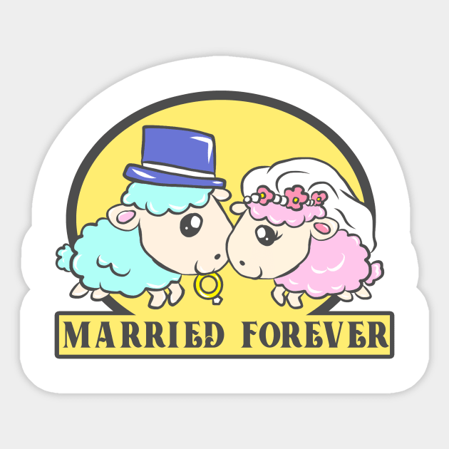 Wedding marriage marriage marriage married Sticker by KK-Royal